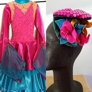 Vestido infantil de fantasía